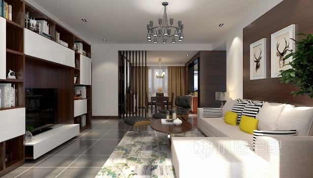 135㎡/三室兩廳兩衛/簡約