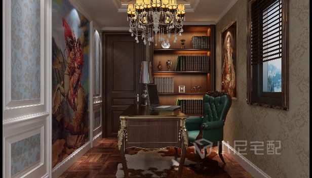 128㎡/三室兩廳兩衛/歐式