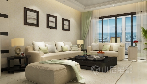 90㎡/兩室一廳一衛/簡約