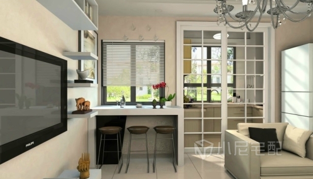 80㎡/兩室一廳一衛/現代