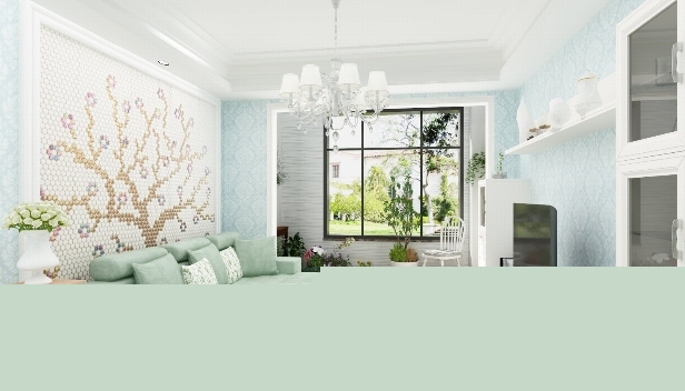 90㎡/兩室一廳一衛/歐式