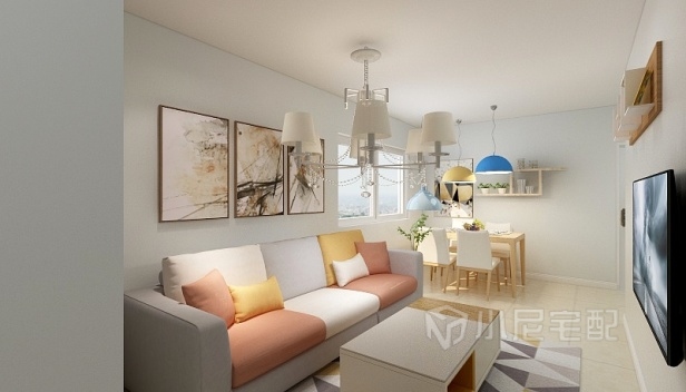 89㎡/三室兩廳一衛/混搭