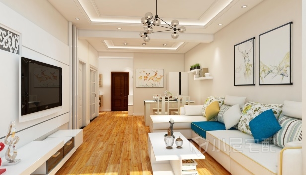 80㎡/兩室一廳一衛/簡約