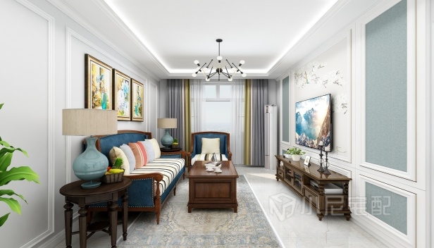 108㎡/三室兩廳兩衛/混搭