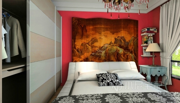 90.78㎡/三室一廳兩衛/混搭