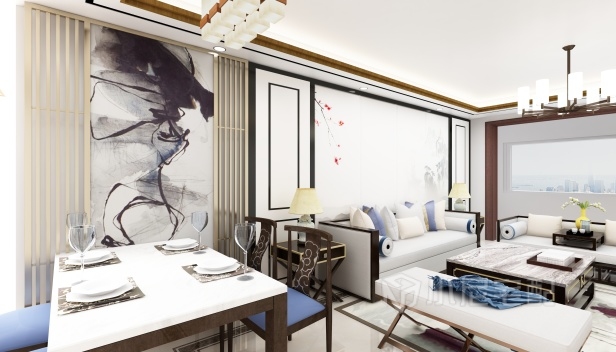 160㎡/三室兩廳三衛/中式