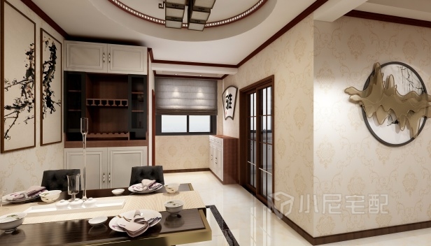 99㎡/三室兩廳一衛/中式