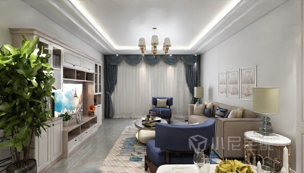 78㎡/三室兩廳一衛(wèi)/簡約