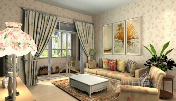 90㎡/一室兩廳一衛/田園