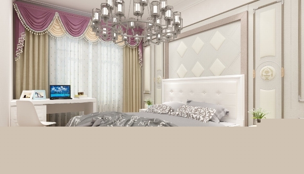 90㎡/兩室一廳一衛(wèi)/歐式