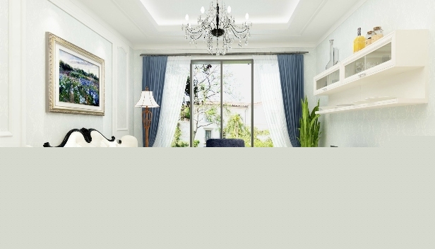 90㎡/兩室一廳一衛/歐式