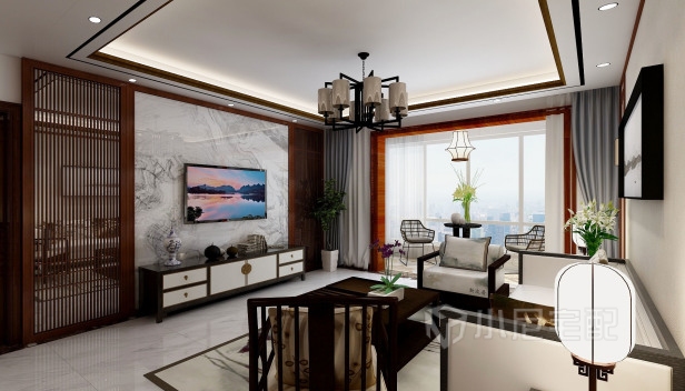 130㎡/三室兩廳兩衛/中式