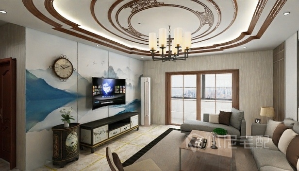 140㎡/三室兩廳一衛/混搭