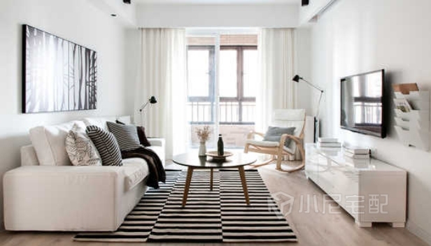 90㎡/兩室兩廳兩衛/簡約