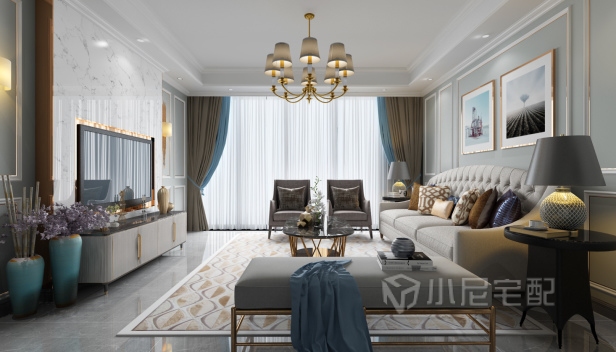 60㎡/兩室兩廳一衛/現代