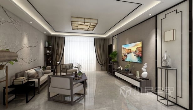 140㎡/三室兩廳兩衛/中式