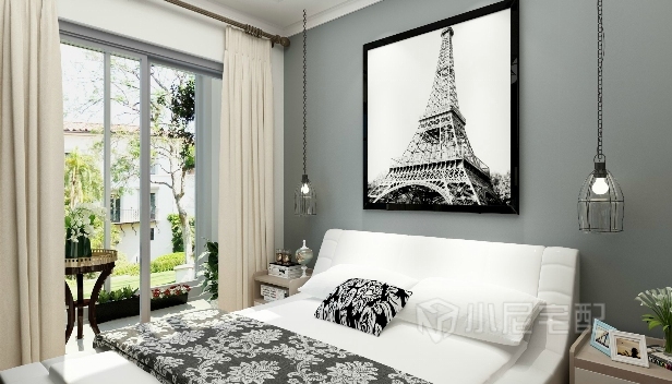 80㎡/兩室一廳一衛/現代