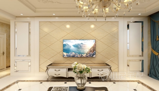 132㎡/三室兩廳兩衛/歐式