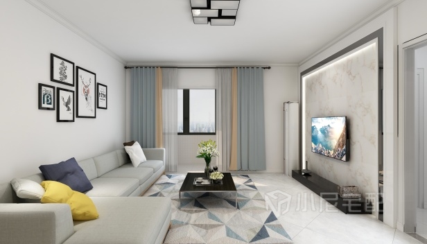 90㎡/三室一廳一衛/現代