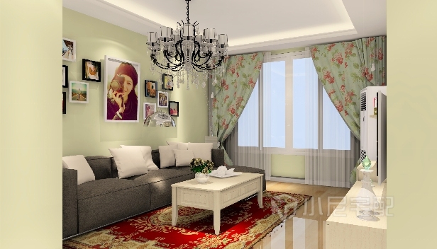 90㎡/兩室兩廳一衛(wèi)/簡約