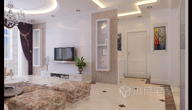 91.36㎡/三室兩廳兩衛/歐式