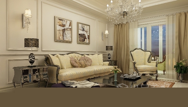 115㎡/三室兩廳兩衛(wèi)/新古典