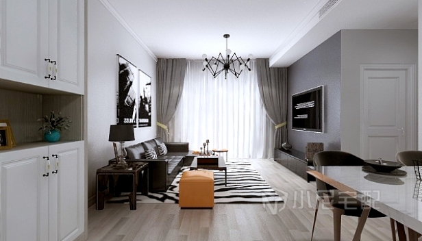 80㎡/兩室兩廳一衛/現代